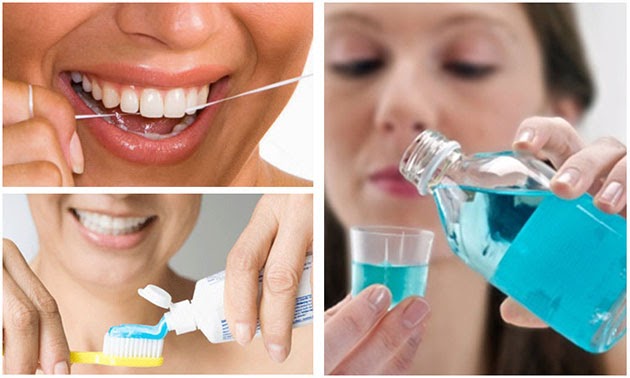 vệ sinh răng miệng sau khi lấy tủy